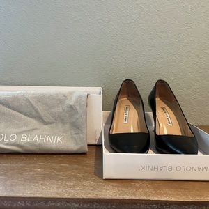 Black Kid Leather Manolo Blahnik stiletto - 70mm